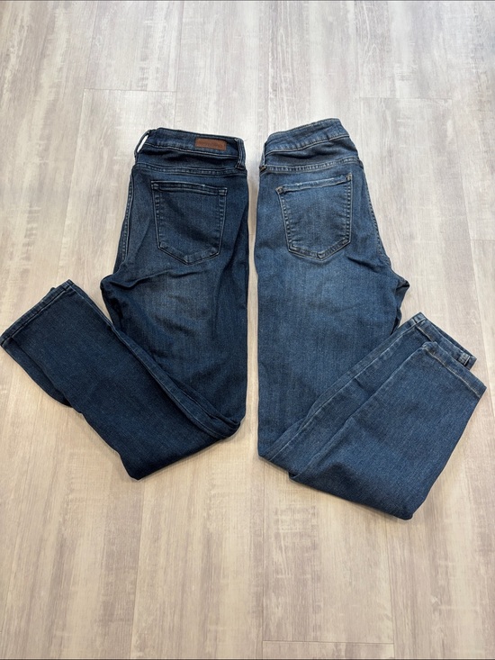 Just USA Denim - Just USA Women's Skinny Jeans in Dark and Medium Blue (Bundle)